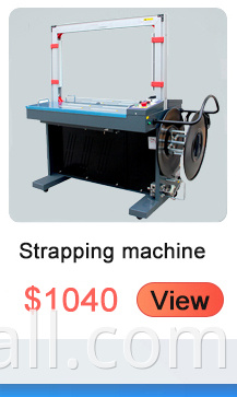 Automatic stretch film pallet wrapping machine pallet packing machine stretch pallet wrapping with top plate